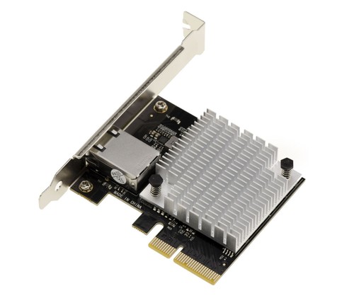 Carte PCIe 10 Gigabit ethernet 1 port RJ45 10G chipset Aquantia AQC107S-T1. - Photo 4/4