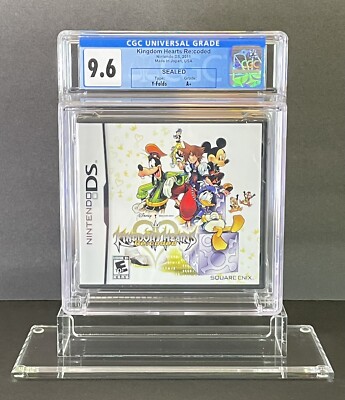KINGDOM of HEARTS RE:CODED NINTENDO DS GAME CGC 9.6 A+ 2011 SEALED Not WATA VGA