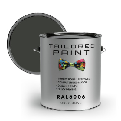 RAL6006 GRAU OLIV SATIN uPVC Fenster & Tür 1K Pinsel oder Spray On