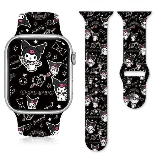 Anime Sannrio My Melody Cinnamoroll Kuromi Uhrenarmband für Apple Watch 8765 Stra - Bild 17 von 58