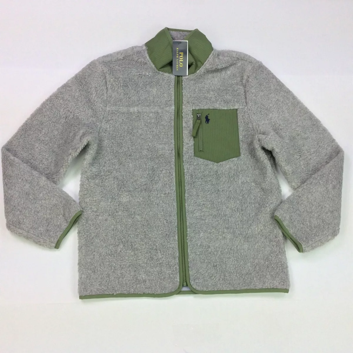 Polo ralph lauren store fleece mockneck jacket