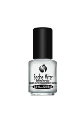 Travel Size Seche Vite Dry Fast Nail Polish Top Coat 0.125 oz (Pack of 2)
