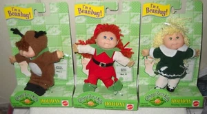#9938 NRFB Mattel Target Stores 3 Cabbage Patch Kids 6" Holiday Dolls