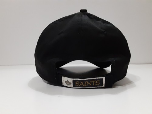 New Orleans Saints 9Forty Black & White Adjustable Hat/Cap Men's New Era - Picture 5 of 12