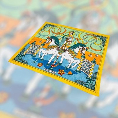 Rare Hermes Beach Towel Horse Pattern 170 x 150 cm | eBay