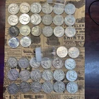 40 Coins Half Dollars $20 Face 90% Silver Coins Lot 2 Tubes Coin Collection Lot￼
