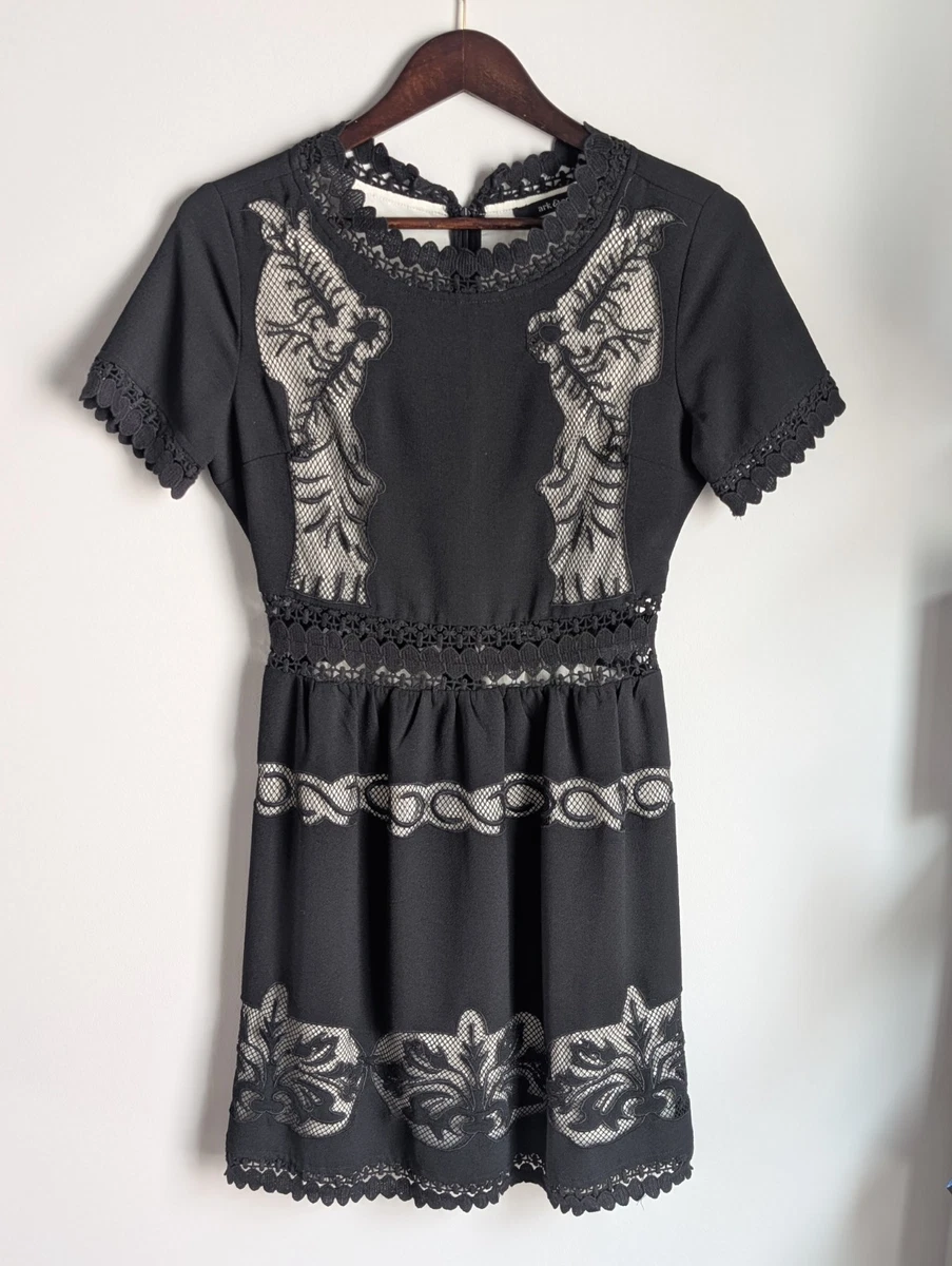 knee length dresses for ladies Ark & Co. Women's Sage Fitted Lace Dress Sz S, M