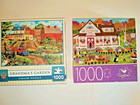 Lot Of 2 Grandmas Garden 1000 Pc Puzzles — photo 1