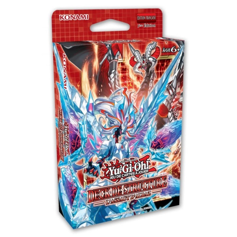 Yu-Gi-Oh L'Assaut d'Albaz deck de structure pour tournoi officiel et collectionneurs