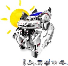 7 in 1 Roboter Konstruktions-Bauset mit Solar, Droide, Baukasten-Set Solar-Kit