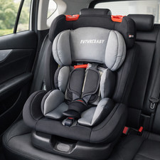 FUTUREBABY G401 Kindersitz 0–36 kg Auto Babysitz Gruppe 0+/1/2/3 schwarz Neu