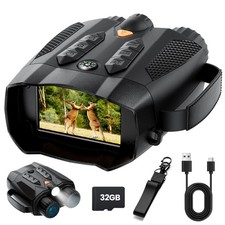 Night Vision Goggles for Adults 4k: Tactical Binoculars with Camera - Balck