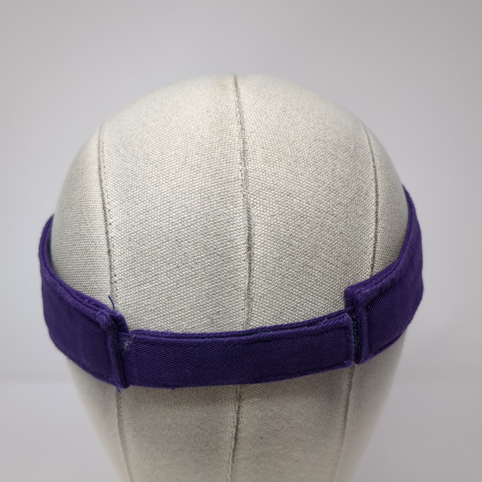 Outdoor Cap Strapback Visor Hat Solid Purple One … - image 6