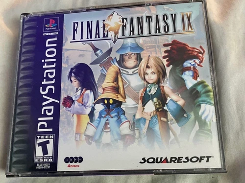 Final Fantasy IX / 9 - Sony PlayStation 1 PS1 Black Label (No strategy Guide)