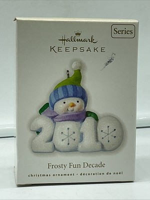 2010 Hallmark Keepsake Ornament Frosty Fun Decade - FREE SHIPPING