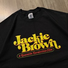 Delta Pro Weight Jackie Brown Quentin Tarantino Movie Cotton Black T-Shirt XL