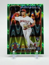 2024 Topps Chrome Green RayWave Refractor 29/99 Kyren Paris #151