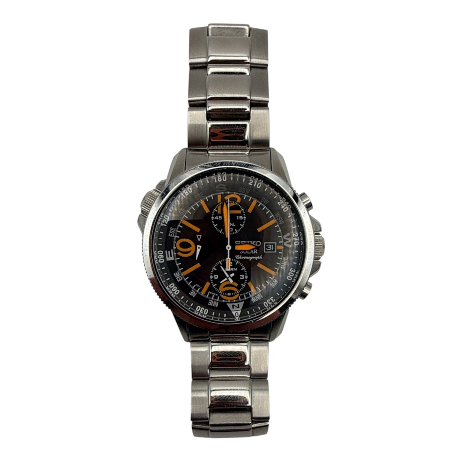 Seiko SSC081 Solar Chronograph Alarm Compass V172-0AG… - Gem