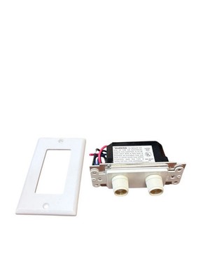 Leviton Fan/Light Dimmer 6617-XW Full Range With Matching Wallplate White