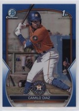 2023 Bowman Chrome Prospects Blue Refractor 68/150 Camilo Diaz #BCP-186 09an