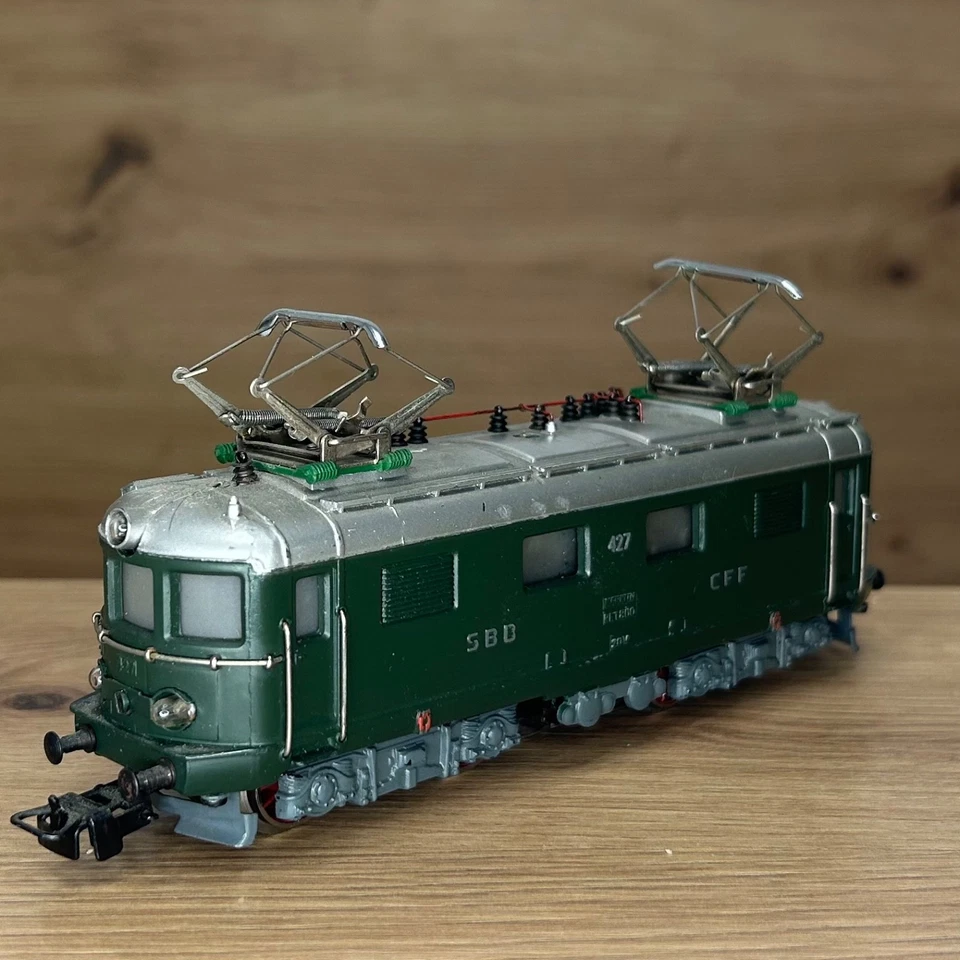 Märklin 3014 (RET 800) ++ E-Lok, BR Re 4/4, SBB, grün ++ alt, schwer, fährt - Bild 4 von 4
