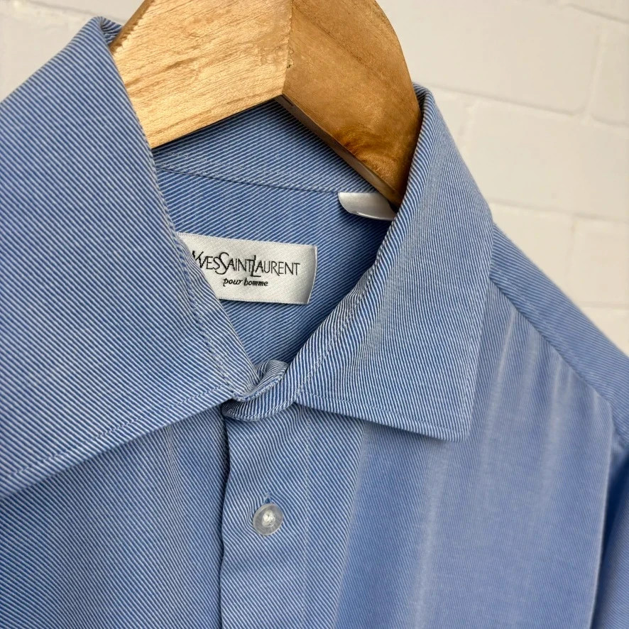 YSL Blue Short Sleeve Shirt image 2