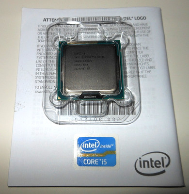 Intel Core i5-3570K 3,4 GHz Quad Core CPU Prozessor + Lüfter/Kühler (Boxed) TOP