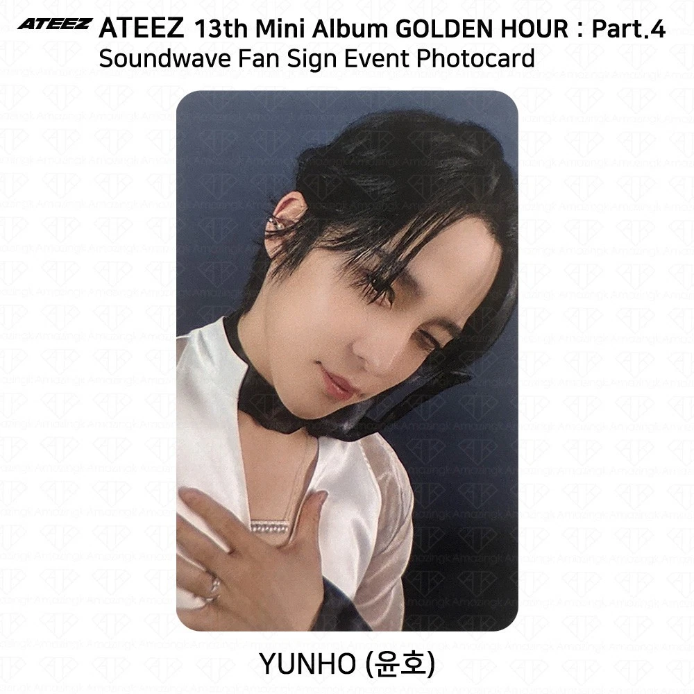 Yunho - GOLDEN HOUR : Part.4 Fansign photocard photocard