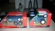 Britains Ford 7600 con Kane rimorchio ribaltabile nuovo imballo originale 1/32