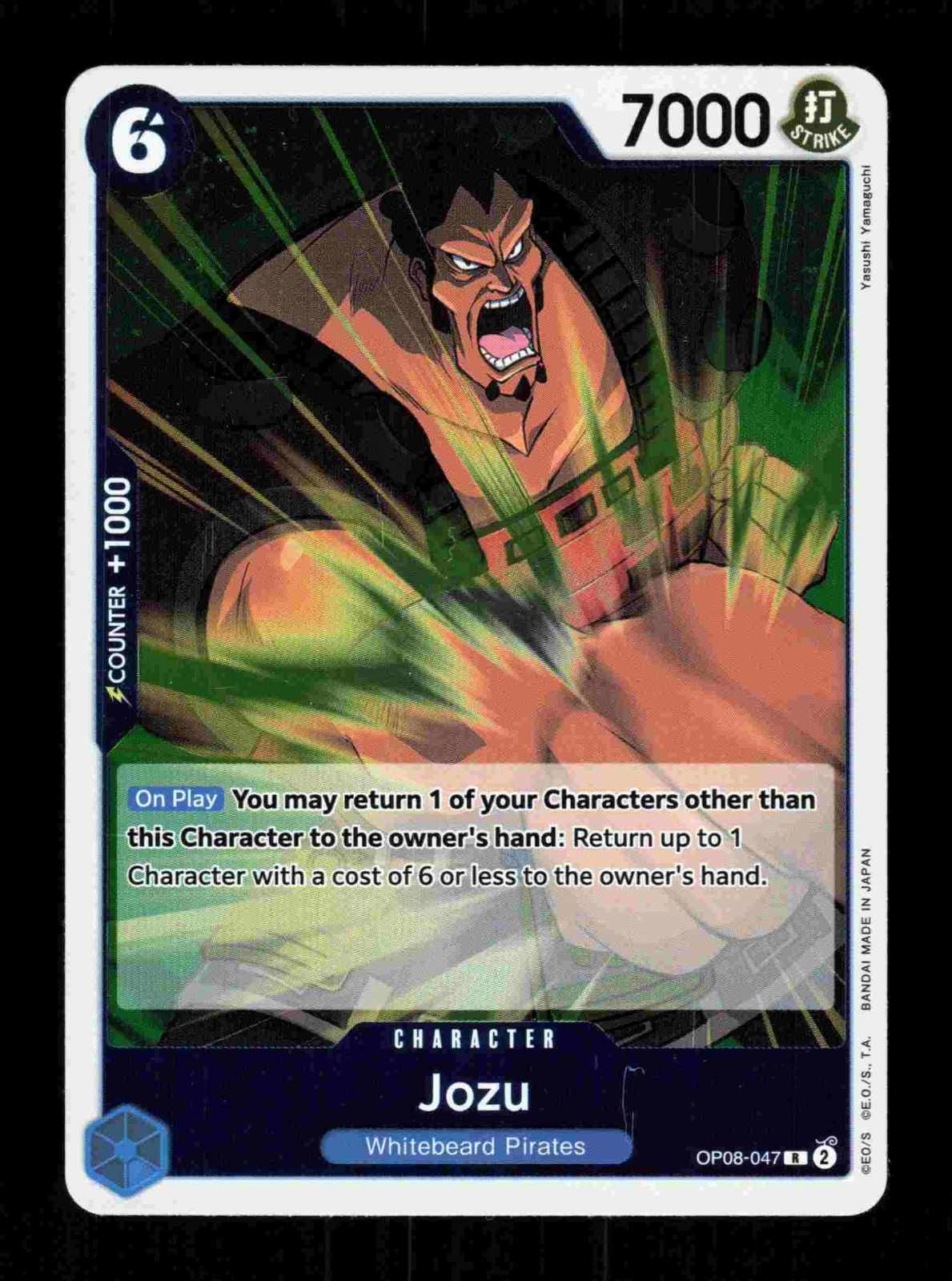 Jozu - OP08-047 - Foil - NM - Two Legends - Yasushi Yamaguchi