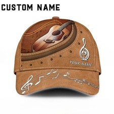 Personalized 3D Print Baseball Cap Custom Name Music Lover