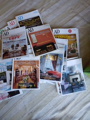 AD ARCHITECTURAL DIGEST Set 10 Magazine 2000/2010 Dekoration Architektur Design
