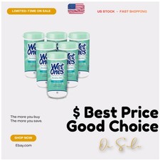 40-Count Sensitive Skin Wipes in Convenient Canister - Gentle Cleansing Solution
