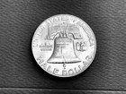 1963 Franklin Half Dollar Silver Business Strike - Almost Mint State- 90% Silver