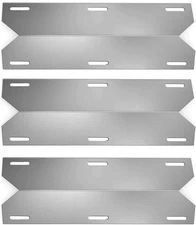 Jenn Air Grill Parts Stainless Steel Heat Plate Shield Replacement - 3 Pack