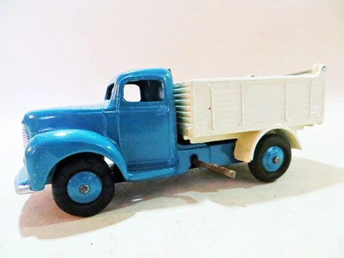 DINKY 'COMMER DUMP/TIPPER TRUCK' BLUE/WHITE. VINTAGE. COMPLETE. CODE 3.