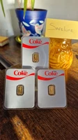 Pamp Diet Coke 24k Gold 1g Bar New Sealed Inside Certicard Limited Mintage