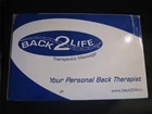 Back2Life Therapeutic Massager Continuous Motion Back Pain Relief Open Box