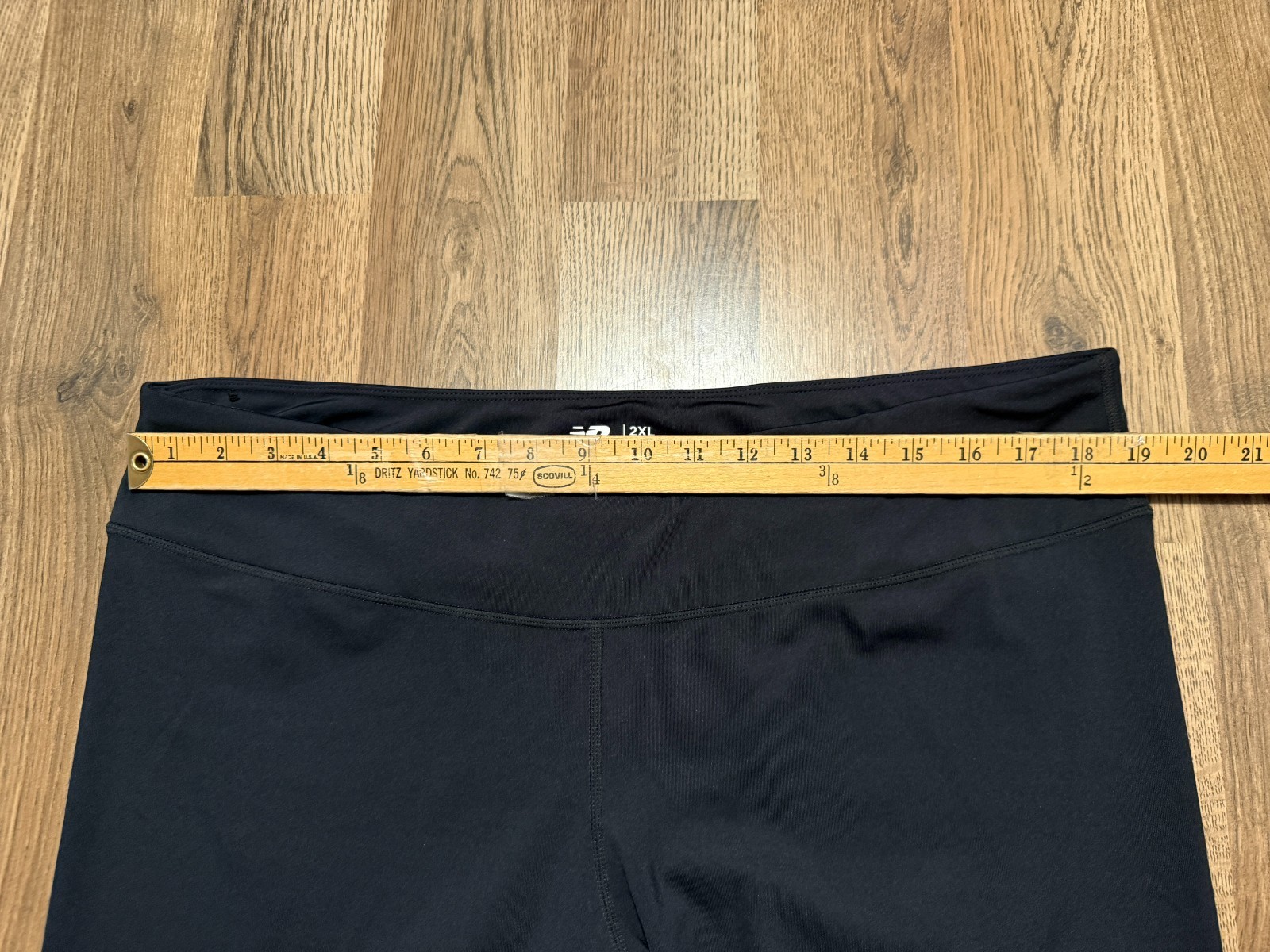 New Balance Pants Women's Size 2XL Black Capri Leggings Pull On activewear thumbnail 6