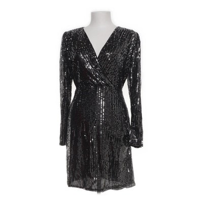 Copperose, Cocktailkleid, Größe: L, Schwarz/Silber, Polyester, Damen #9fK