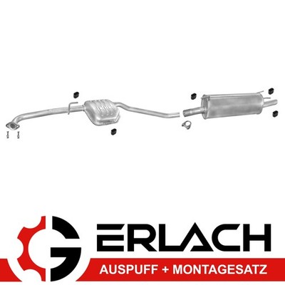Auspuff für Opel Omega B 2.0 16V Kombi 1994-1999 Auspuffanlage /106