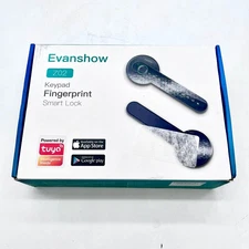 Evanshow Keypad Fingerprint Smart Lock Model Z02 - Matte Black