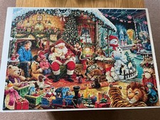 1000 PEZZI PUZZLE RAVENSBURGER VISITIAMO BABBO NATALE - MANCA 1 PEZZO