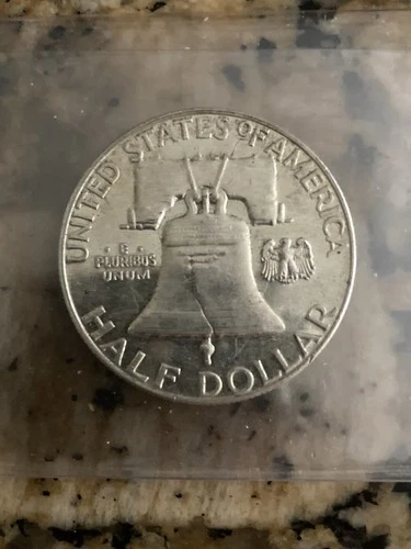 1956 Silver Benjamin Franklin Half Dollar - Proof