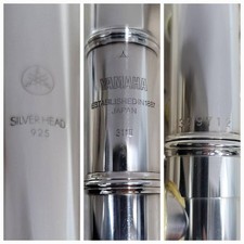 YAMAHA YFL-311 II Flute Silver 925 E mechanism Used with Hard Case Soft Case