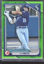2024 Bowman Prospects Paper Neon Green Border #BP-9 Tai Peete /399