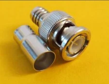 AIM 27-9002 BNC 2-Piece Easy Crimp Connector for RG6 10 pack