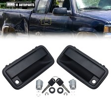 For 1988-2000 Chevy Gmc C1500 C2500 Metal Exterior Door Handle W Lock Cylinder For 1988-2000 Chevy Gmc C1500 C2500 Metal Exterior Door Handle W Lock Cylinder