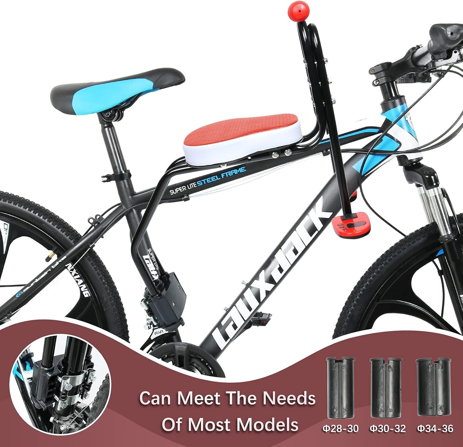 Baby Bike Safety Toddler Child Seat Kids Bicycle Chair Carrier Front Mount