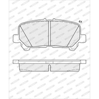 Ferodo ECO-FRICTION BremsbelÄGe Hinten Passend FüR Toyota Hiace | FDB5415